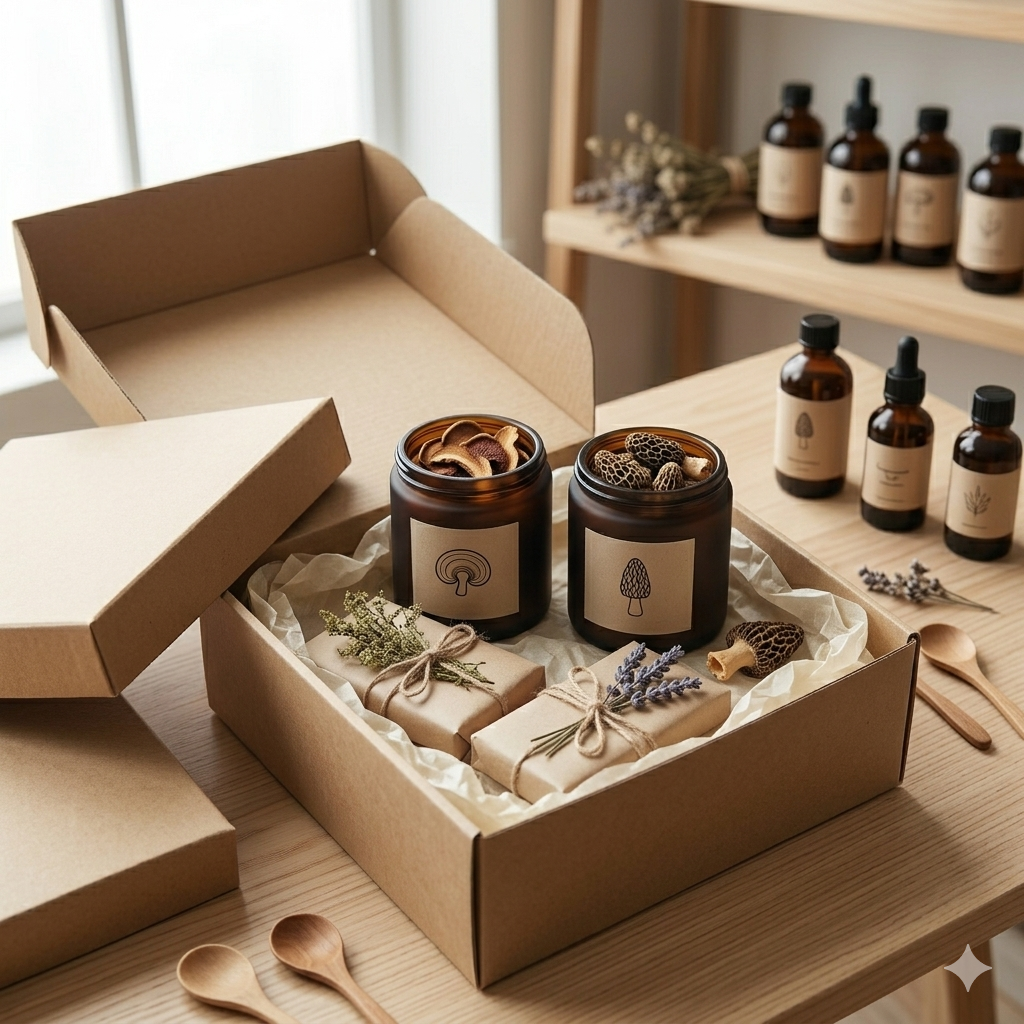 Beautifully wrapped packages ready to ship